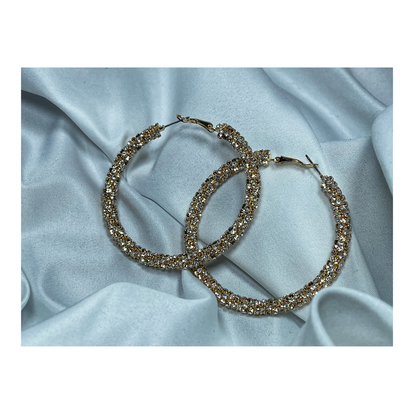 Diamond Moon Earring In Gold