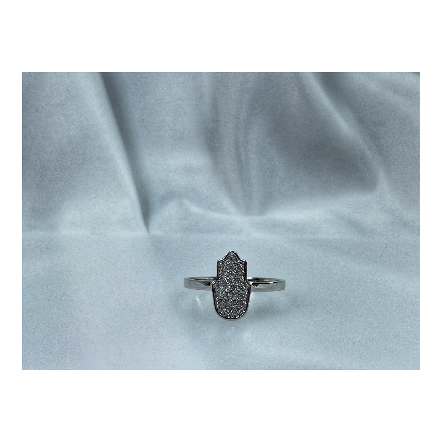 Bright Hamsa Hand Ring