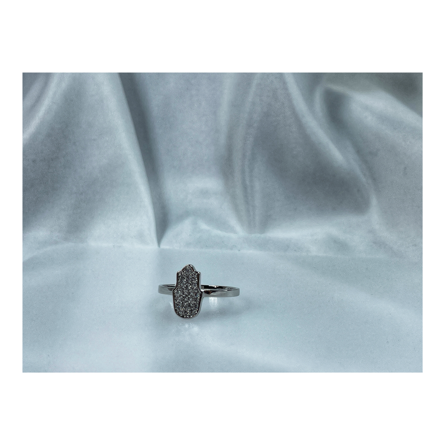 Bright Hamsa Hand Ring