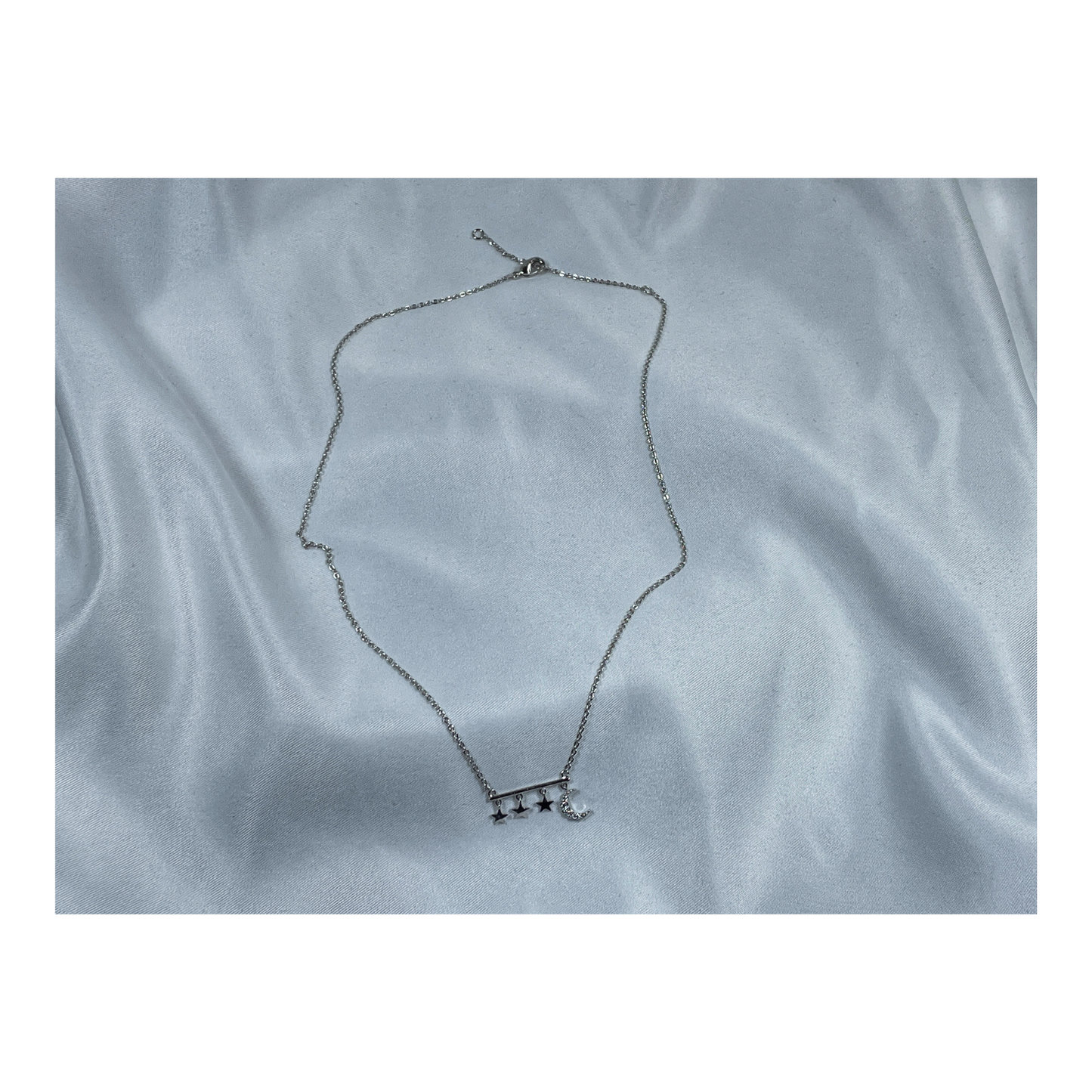 Midnight Necklace in Silver