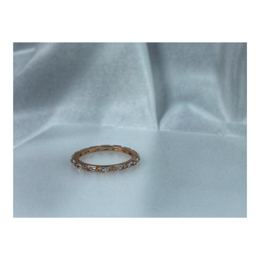 Sparkle On Me Ring In Rose Gold
